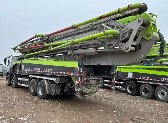 2021 Zoomlion 62M Использованный бетонный насос с шасси BENZ